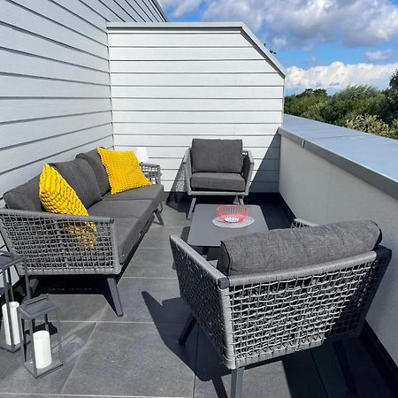 Dorumer Sielhuus 19 Mit Dachterrasse Und Sauna Bagian luar foto