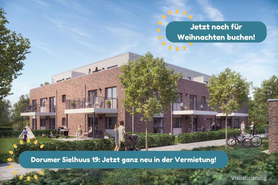 Dorumer Sielhuus 19 Mit Dachterrasse Und Sauna Bagian luar foto
